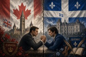 Canada contre Québec : Paul Saint-Pierre Plamondon prête serment sans le roi